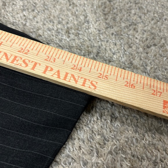 Brooks Brothers Suit 43R Pants 34X31 Charcoal Gray Pinstripe 2-Piece Wool Set - Picture 5 of 16